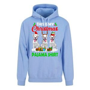 This Is My Christmas Pajama Boxer Dog Lights Xmas Cool Gift Unisex Surf Hoodie