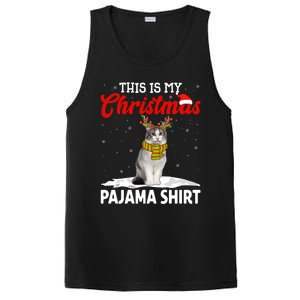 This Is My Christmas Pajama Cool Gift Norwegian Forest Cat Cute Gift PosiCharge Competitor Tank