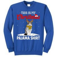 This Is My Christmas Pajama Cool Gift Norwegian Forest Cat Cute Gift Sweatshirt