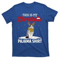 This Is My Christmas Pajama Cool Gift Norwegian Forest Cat Cute Gift T-Shirt