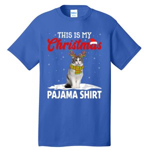 This Is My Christmas Pajama Cool Gift Norwegian Forest Cat Cute Gift Tall T-Shirt