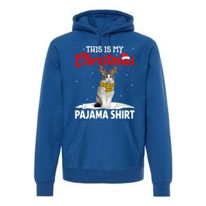 This Is My Christmas Pajama Cool Gift Norwegian Forest Cat Cute Gift Premium Hoodie