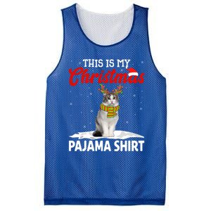 This Is My Christmas Pajama Cool Gift Norwegian Forest Cat Cute Gift Mesh Reversible Basketball Jersey Tank