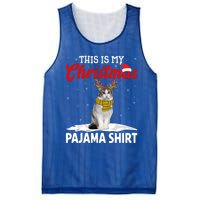 This Is My Christmas Pajama Cool Gift Norwegian Forest Cat Cute Gift Mesh Reversible Basketball Jersey Tank