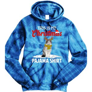 This Is My Christmas Pajama Cool Gift Norwegian Forest Cat Cute Gift Tie Dye Hoodie