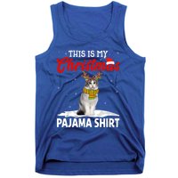 This Is My Christmas Pajama Cool Gift Norwegian Forest Cat Cute Gift Tank Top