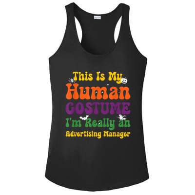 This is My Human Costume I'm Really Halloween Themed Party Ladies PosiCharge Competitor Racerback Tank