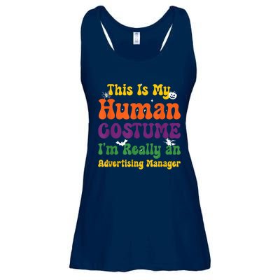 This is My Human Costume I'm Really Halloween Themed Party Ladies Essential Flowy Tank