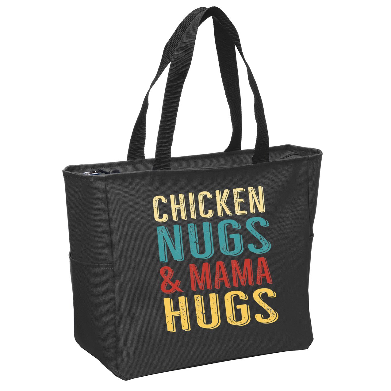 This Is My Fight Autism Awareness Ribbon Puzzle Zip Tote Bag