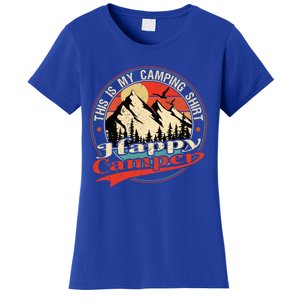 This Is My Camping Cool Gift Happy Camper Cute Gift Women's T-Shirt