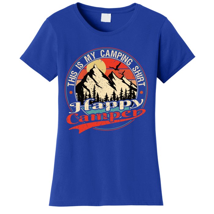 This Is My Camping Cool Gift Happy Camper Cute Gift Women's T-Shirt