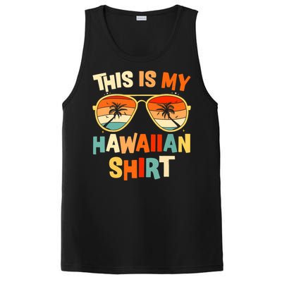 This Is My Hawaiian Tropical Luau Costume Party Hawaii PosiCharge Competitor Tank