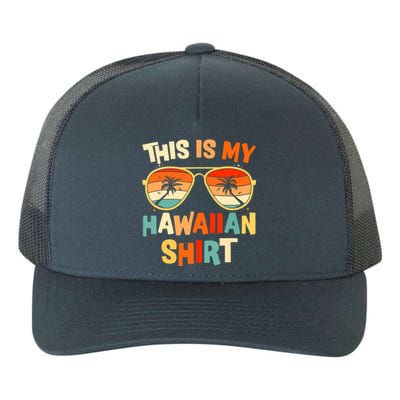 This Is My Hawaiian Tropical Luau Costume Party Hawaii Yupoong Adult 5-Panel Trucker Hat