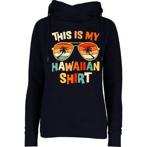 This Is My Hawaiian Tropical Luau Costume Party Hawaii Womens Funnel Neck Pullover Hood