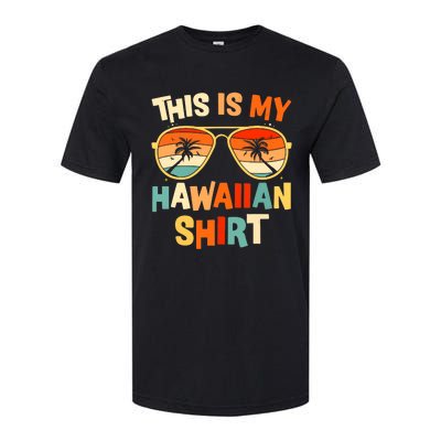 This Is My Hawaiian Tropical Luau Costume Party Hawaii Softstyle CVC T-Shirt