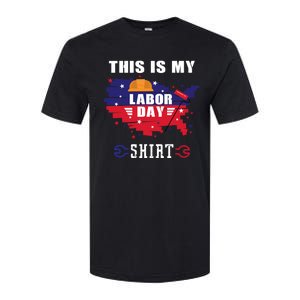 This Is My Labor Day Tee Funny Labor Day Weekend Gift Softstyle CVC T-Shirt