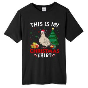 This Is My Mourning Dove Santa Hat Christmas Pajama Cute Gift Tall Fusion ChromaSoft Performance T-Shirt