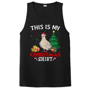 This Is My Mourning Dove Santa Hat Christmas Pajama Cute Gift PosiCharge Competitor Tank