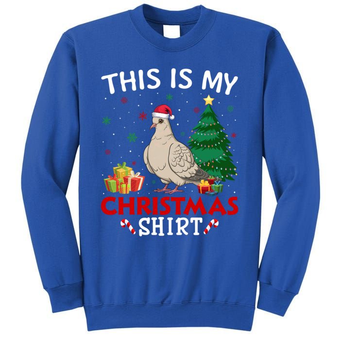 This Is My Mourning Dove Santa Hat Christmas Pajama Cute Gift Sweatshirt