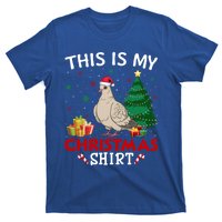 This Is My Mourning Dove Santa Hat Christmas Pajama Cute Gift T-Shirt