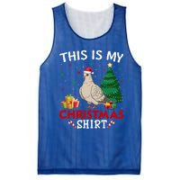 This Is My Mourning Dove Santa Hat Christmas Pajama Cute Gift Mesh Reversible Basketball Jersey Tank