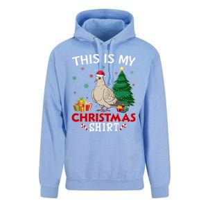 This Is My Mourning Dove Santa Hat Christmas Pajama Cute Gift Unisex Surf Hoodie