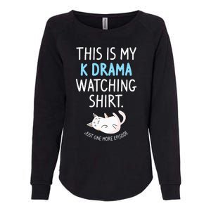 This Is My Kdrama Watching Kdrama Korean Drama Lover Womens California Wash Sweatshirt