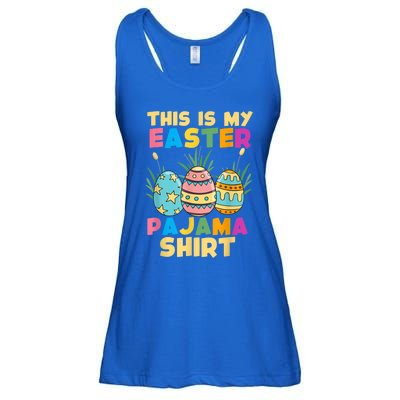 This Is My Easter Pajama Gift Funny Easter Sleepover Fun Cute Gift Ladies Essential Flowy Tank