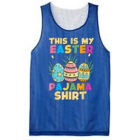 This Is My Easter Pajama Gift Funny Easter Sleepover Fun Cute Gift Mesh Reversible Basketball Jersey Tank