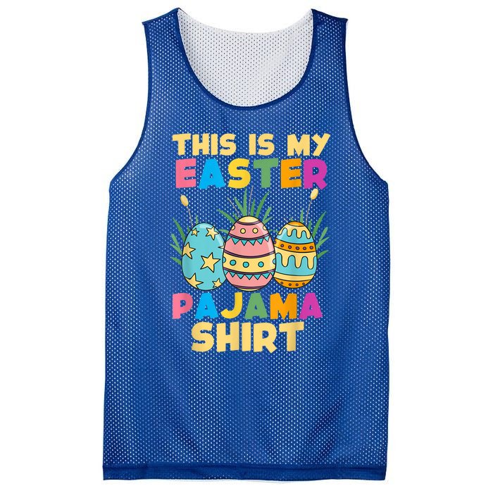 This Is My Easter Pajama Gift Funny Easter Sleepover Fun Cute Gift Mesh Reversible Basketball Jersey Tank