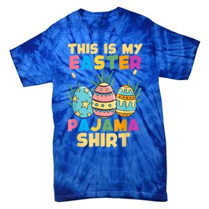 This Is My Easter Pajama Gift Funny Easter Sleepover Fun Cute Gift Tie-Dye T-Shirt