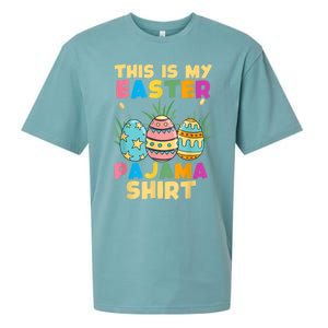 This Is My Easter Pajama Gift Funny Easter Sleepover Fun Cute Gift Sueded Cloud Jersey T-Shirt