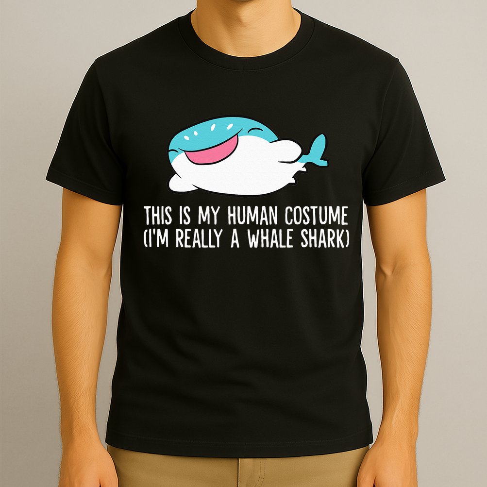 This Is My Human Costume I'm Really A Whale Shark T-Shirt
