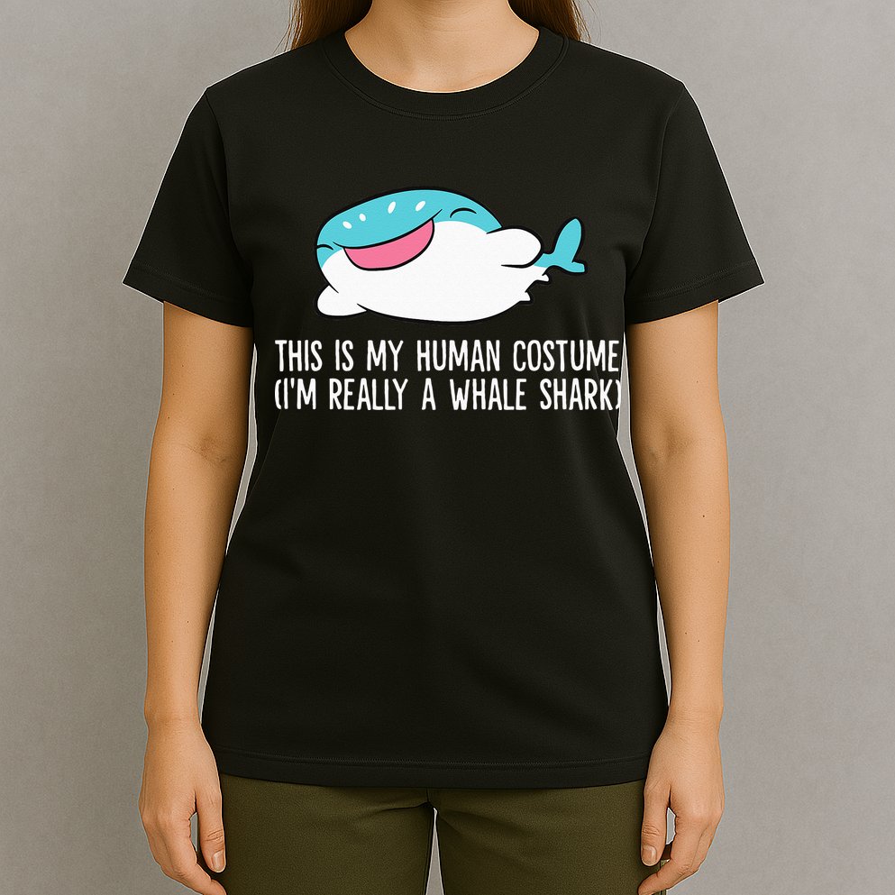 This Is My Human Costume I'm Really A Whale Shark T-Shirt