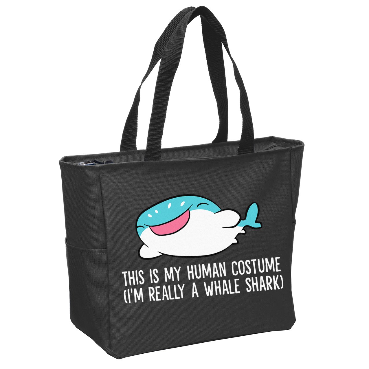 This Is My Human Costume I'm Really A Whale Shark Zip Tote Bag