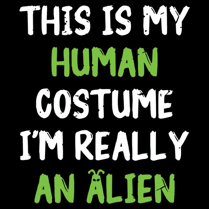 This Is My Human Costume Im Really An Alien Lazy Costume 16 in Basic Backpack