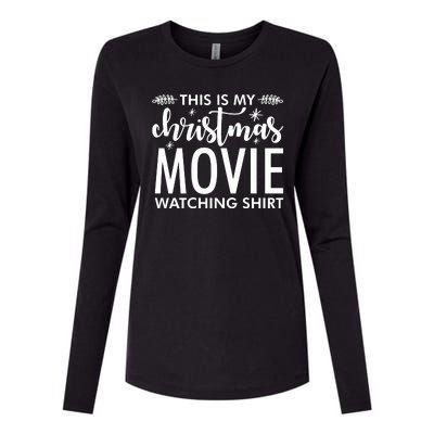 This Is My Christmas Movie Watching Womens Cotton Relaxed Long Sleeve T-Shirt