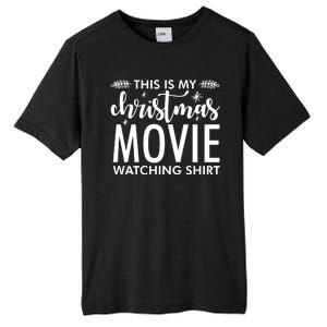 This Is My Christmas Movie Watching Tall Fusion ChromaSoft Performance T-Shirt