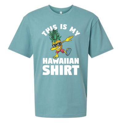 This Is My Hawaiian Meaningful Gift Funny Beach Summer Hawaii Vacation Great Gif Sueded Cloud Jersey T-Shirt