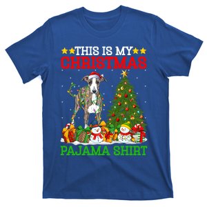 This Is My Christmas Tree Pajamas Greyhound Dog Christmas Great Gift T-Shirt