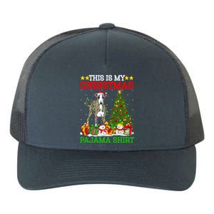 This Is My Christmas Tree Pajamas Greyhound Dog Christmas Great Gift Yupoong Adult 5-Panel Trucker Hat