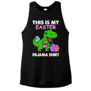 This Is My Easter Pajama Gift Trex Dinosaur Gift Egg Gift Ladies PosiCharge Tri-Blend Wicking Tank