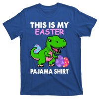 This Is My Easter Pajama Gift Trex Dinosaur Gift Egg Gift T-Shirt