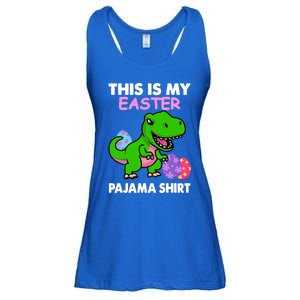 This Is My Easter Pajama Gift Trex Dinosaur Gift Egg Gift Ladies Essential Flowy Tank