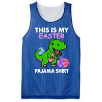 This Is My Easter Pajama Gift Trex Dinosaur Gift Egg Gift Mesh Reversible Basketball Jersey Tank