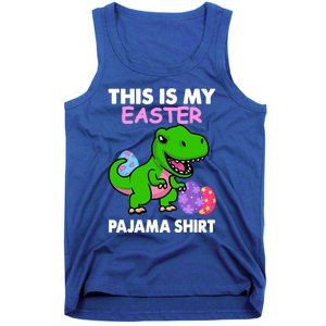 This Is My Easter Pajama Gift Trex Dinosaur Gift Egg Gift Tank Top