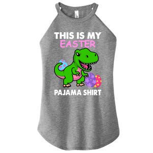 This Is My Easter Pajama Gift Trex Dinosaur Gift Egg Gift Women's Perfect Tri Rocker Tank