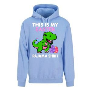 This Is My Easter Pajama Gift Trex Dinosaur Gift Egg Gift Unisex Surf Hoodie