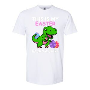 This Is My Easter Pajama Gift Trex Dinosaur Gift Egg Gift Softstyle CVC T-Shirt