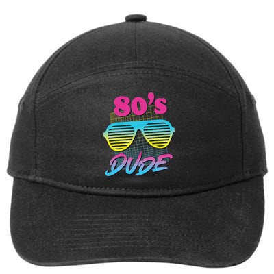 This Is My 80s Dude Costume Party 7-Panel Snapback Hat